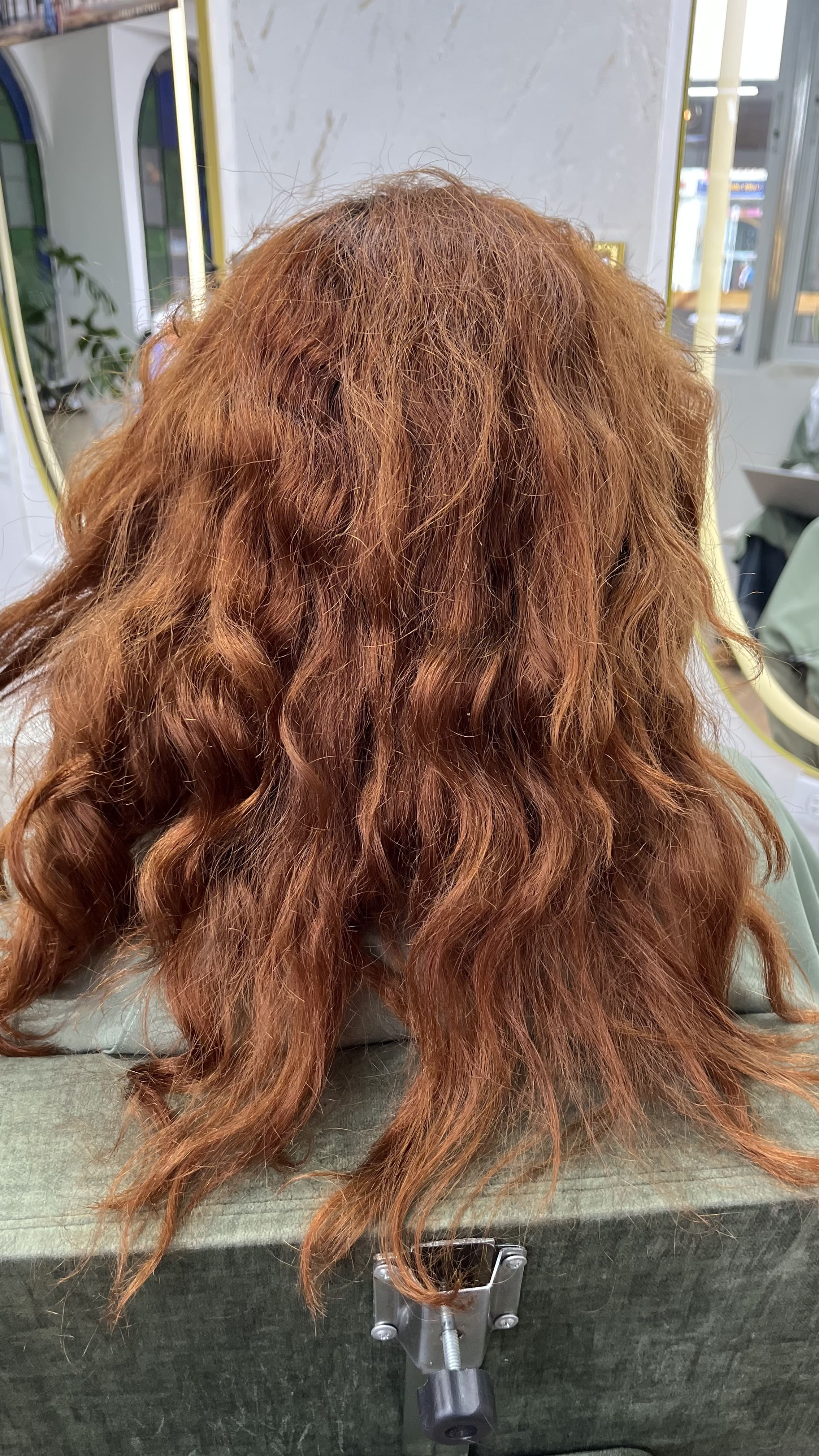 Antes de tratamiento capilar caso 1 en Zénika Beauty Studio