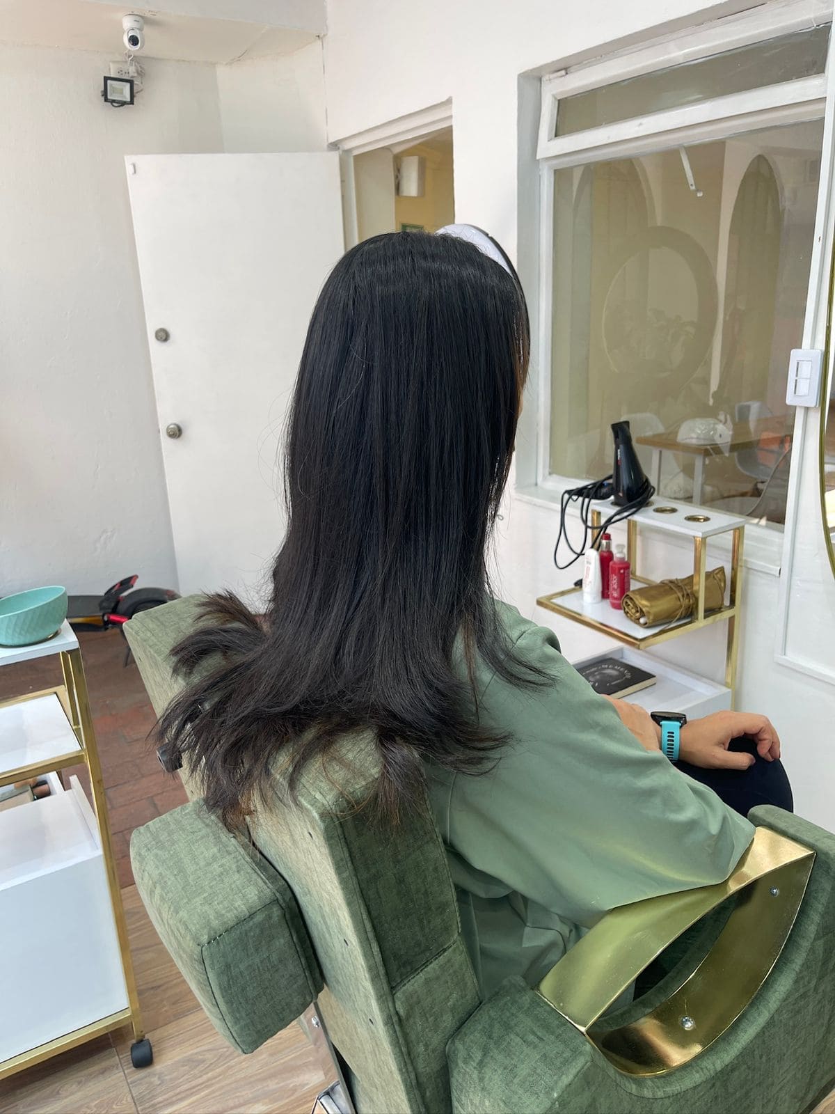 Antes de tratamiento capilar caso 4 en Zénika Beauty Studio