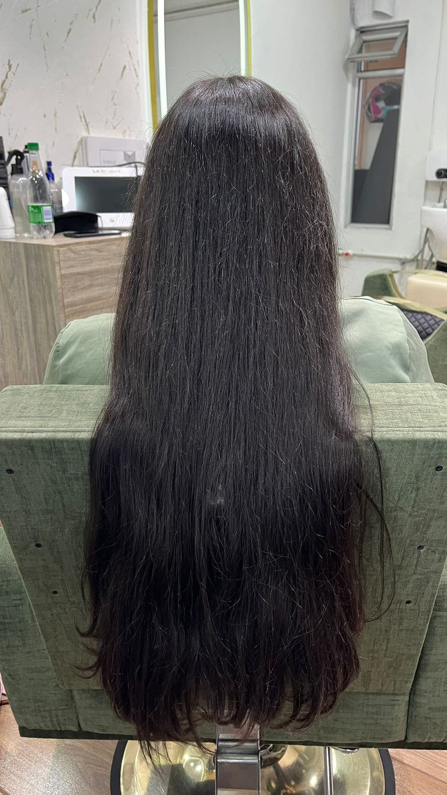 Antes de tratamiento capilar caso 5 en Zénika Beauty Studio